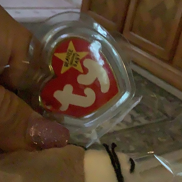 TY beanie Raccoon 🦝 Ringo hang tag in plastic NWT cute brown black . - Picture 7 of 7